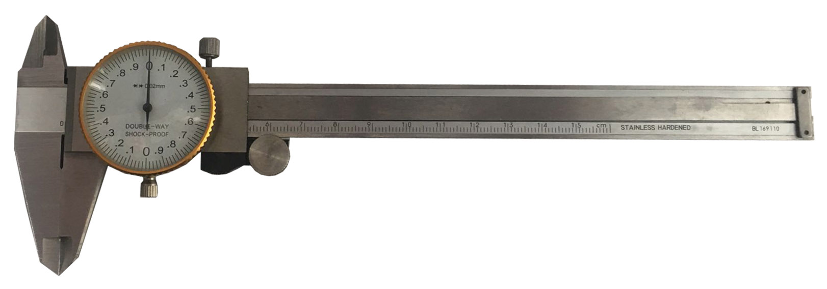 Dial vernier caliper, made of carbon steel or stainless steel